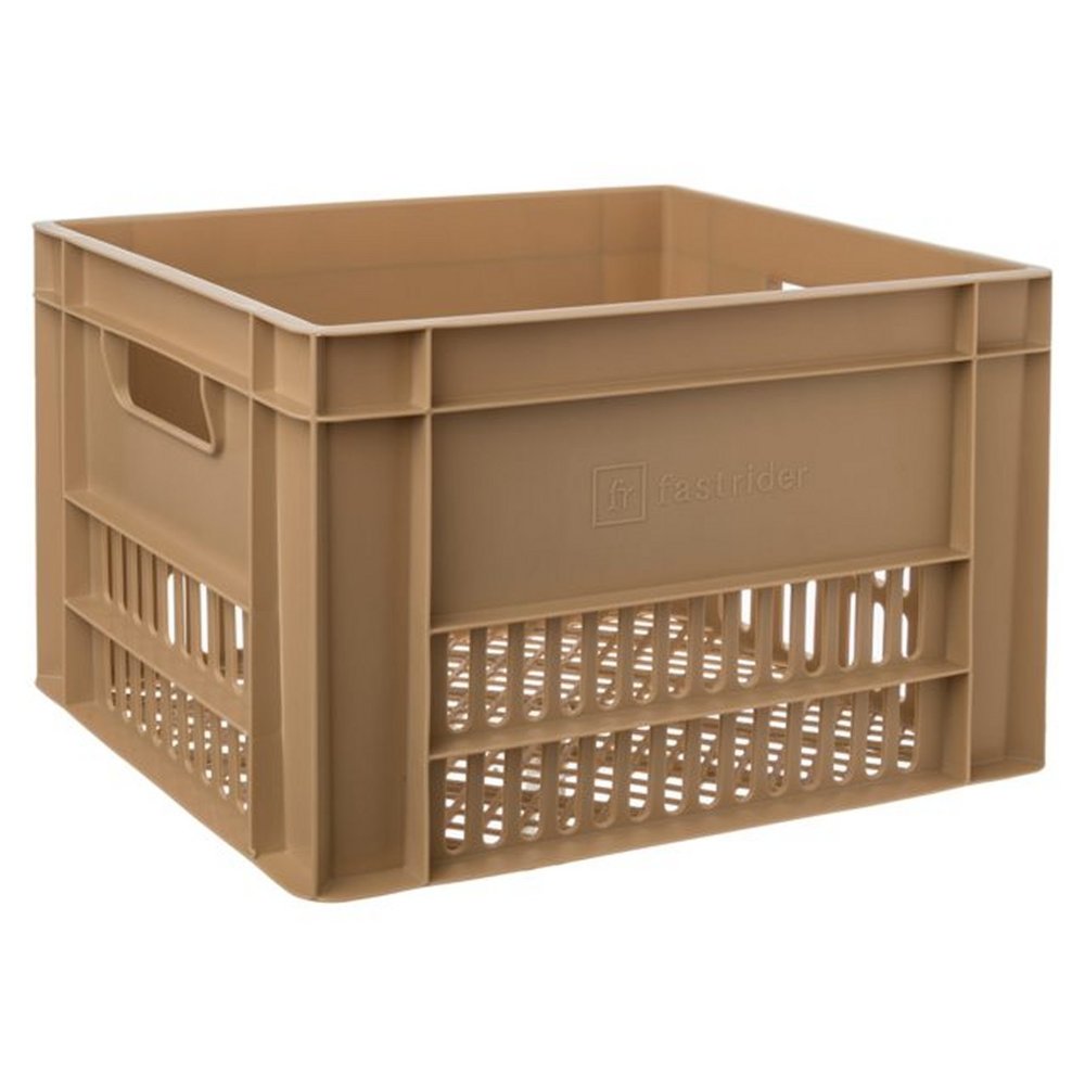 Fast Rider Kunststof Fietskrat Large 40 liter Naturel Fast Rider Kunststof Fietskrat Large 40 liter Naturel