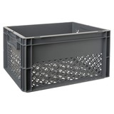 Fast Rider Kunststof Fietskrat Medium 25 liter Grijs Fast Rider Kunststof Fietskrat Medium 25 liter Grijs