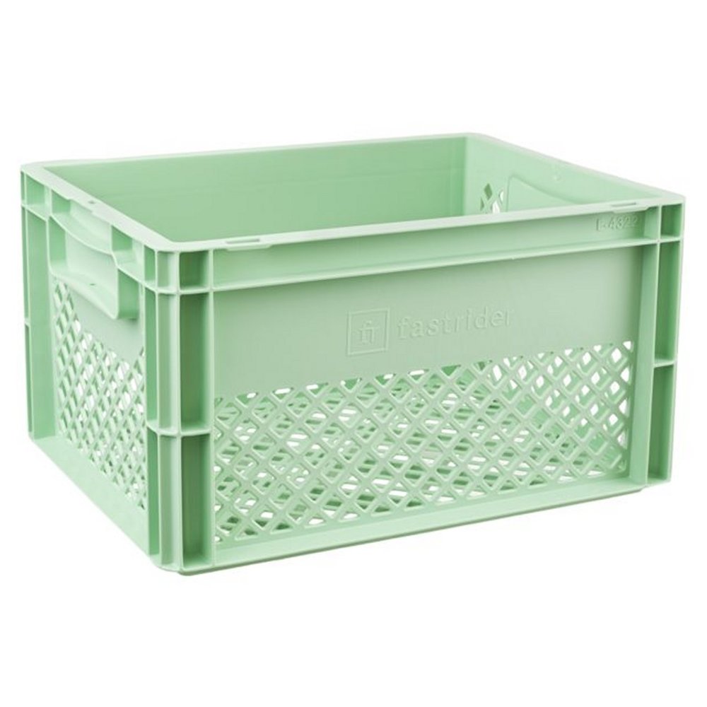 Fast Rider Kunststof Fietskrat Medium  25 liter Mint