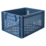 Fast Rider Kunststof Fietskrat Medium 25 liter BlauwGrijs Fast Rider Kunststof Fietskrat Medium 25 liter BlauwGrijs