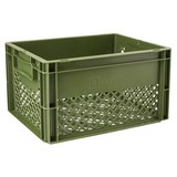 Fast Rider Kunststof Fietskrat Medium 25 liter Leger Groen Fast Rider Kunststof Fietskrat Medium 25 liter Leger Groen