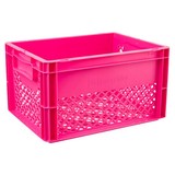 Fast Rider Kunststof Fietskrat Medium 25 liter Roze Fast Rider Kunststof Fietskrat Medium 25 liter Roze