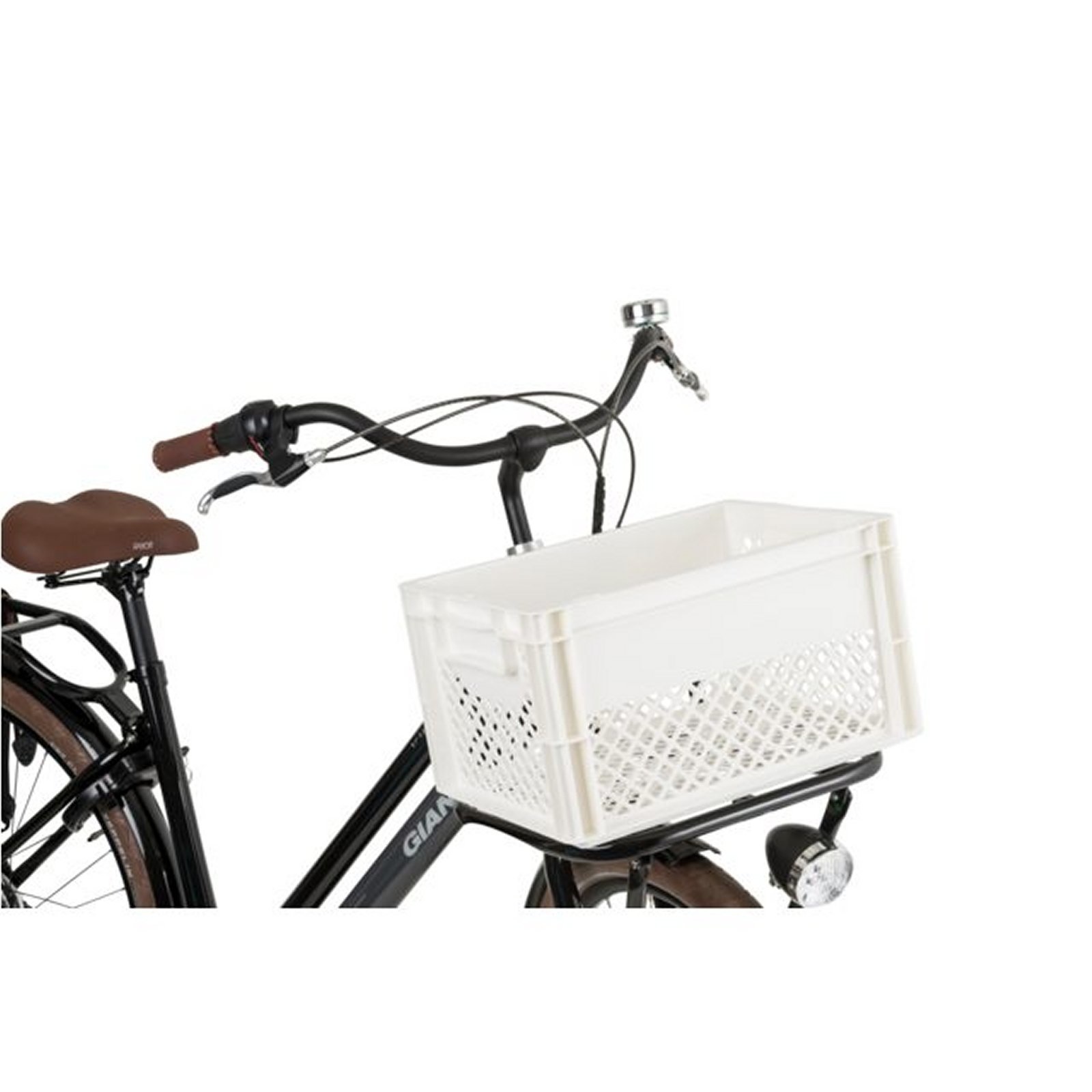 Kunststof Fietskrat Medium 25 liter Wit