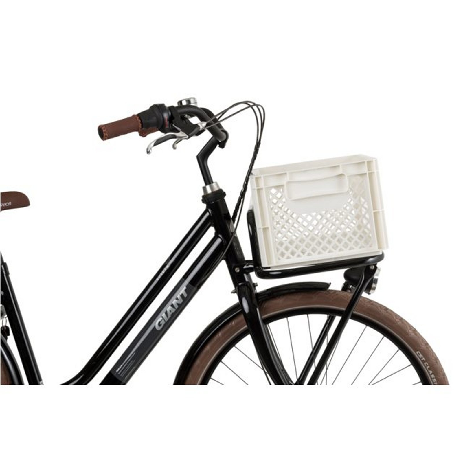 Kunststof Fietskrat Medium 25 liter Wit