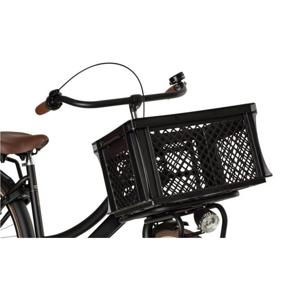 Fast Rider Kunststof Fietskrat Medium 25 liter Zwart Fast Rider Kunststof Fietskrat Medium 25 liter Zwart