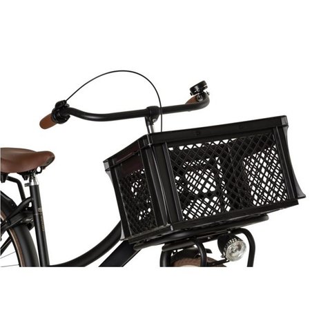 Fast Rider Kunststof Fietskrat Medium 25 liter Zwart Fast Rider Kunststof Fietskrat Medium 25 liter Zwart