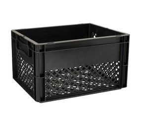 Fast Rider Kunststof Fietskrat Medium 25 liter Zwart Fast Rider Kunststof Fietskrat Medium 25 liter Zwart