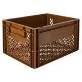 Fast Rider Kunststof Fietskrat Medium 25 liter Bruin Fast Rider Kunststof Fietskrat Medium 25 liter Bruin