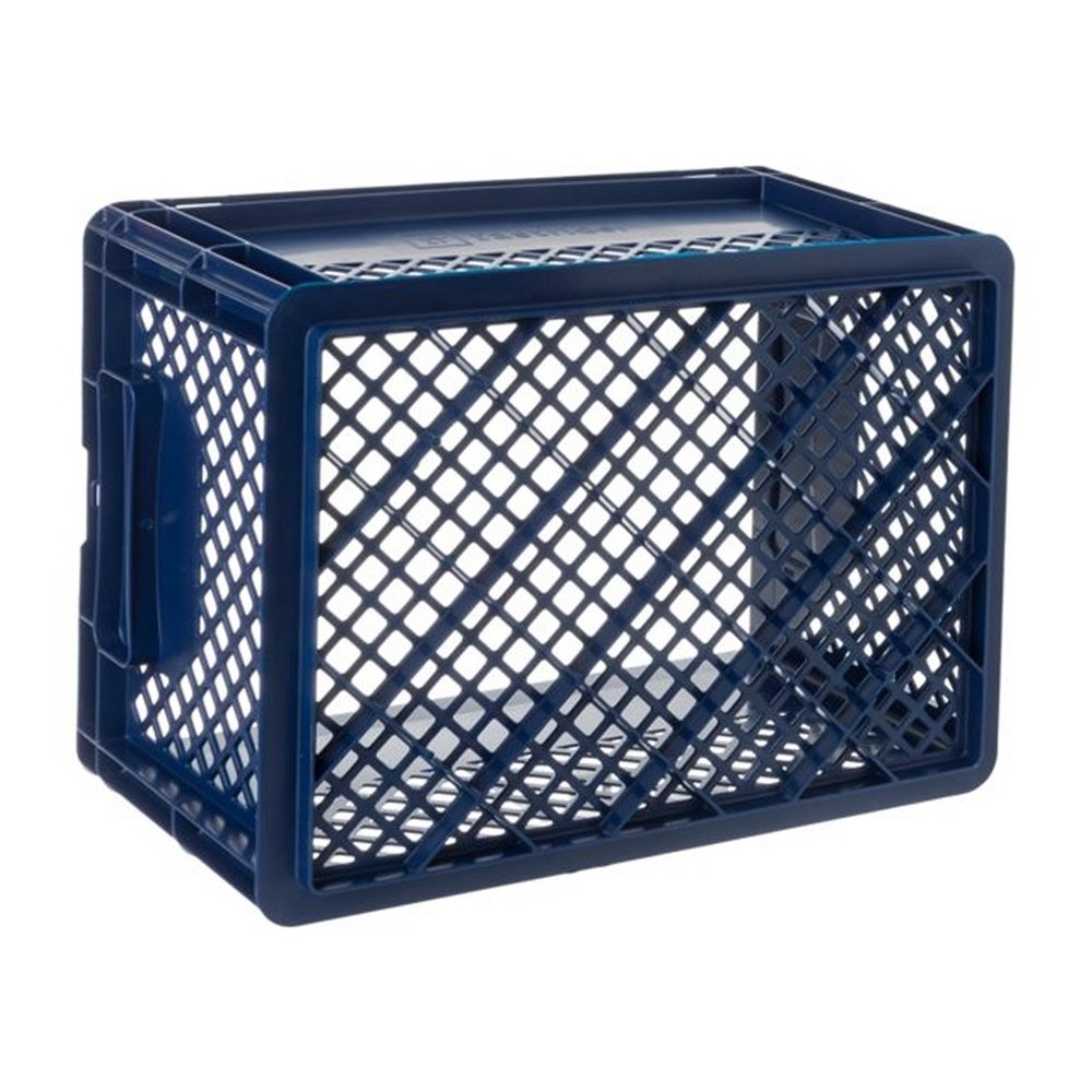 Fast Rider Kunststof Fietskrat Medium  25 liter Blauw