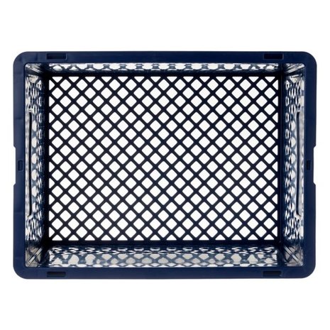 Fast Rider Kunststof Fietskrat Medium  25 liter Blauw