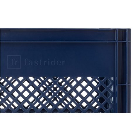 Fast Rider Kunststof Fietskrat Medium  25 liter Blauw