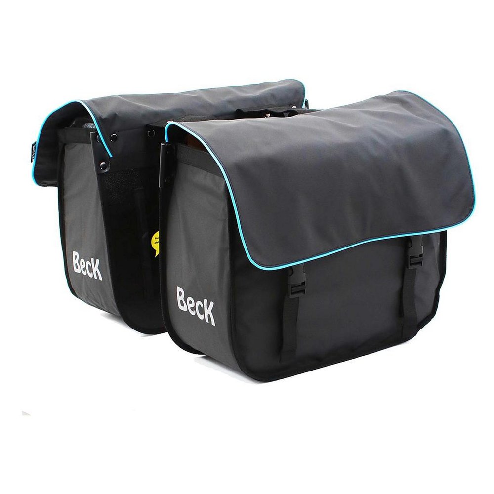 Beck Dubbele Fietstas Organic Blauwe bies Beck Dubbele Fietstas Organic Blauwe bies