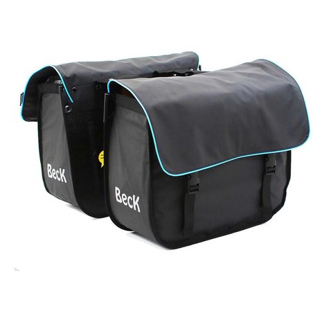 Beck Dubbele Fietstas Organic Blauwe bies Beck Dubbele Fietstas Organic Blauwe bies