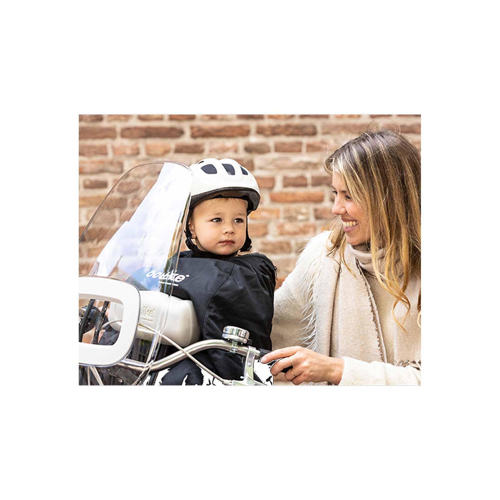 thermische fleece poncho Mini