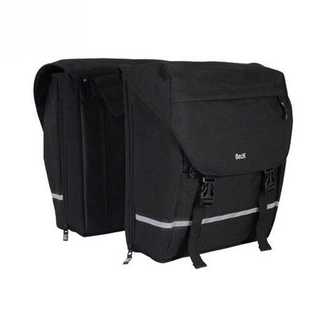 Beck Dubbele Sportieve Fietstas SPRTV XL Zwart/Zwart Beck Dubbele Sportieve Fietstas SPRTV XL Zwart/Zwart