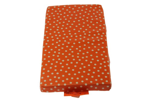 BikeCap Fietskussen Orange  Dots