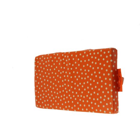 BikeCap Fietskussen Orange  Dots