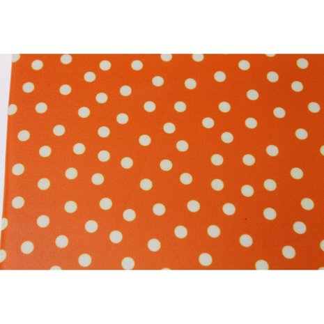 BikeCap Fietskussen Orange  Dots