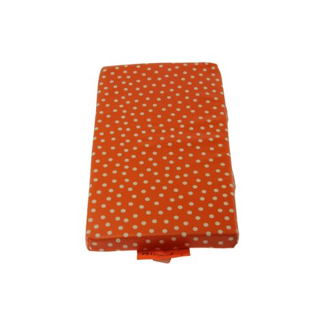 BikeCap Fietskussen Orange  Dots