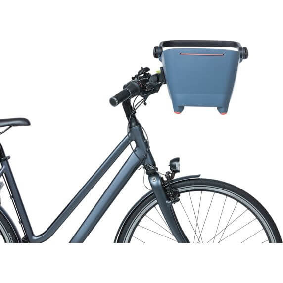 hondenFietsmand Buddy faded denim Stuurbevestiging