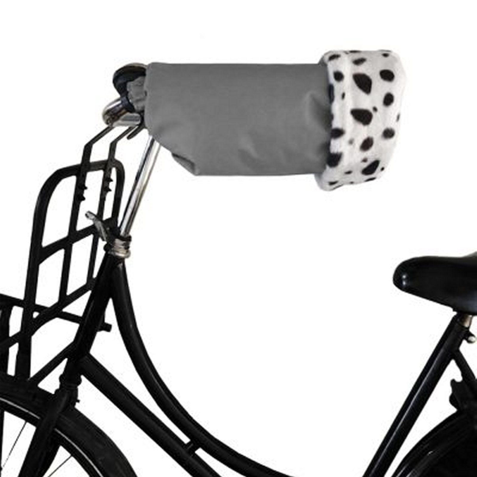 Handwarmers Handmoffen op de fiets Muisgrijs