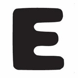 Thule Yepp abc letter E Thule Yepp abc letter E