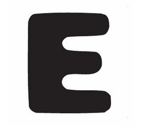 Thule Yepp abc letter E Thule Yepp abc letter E