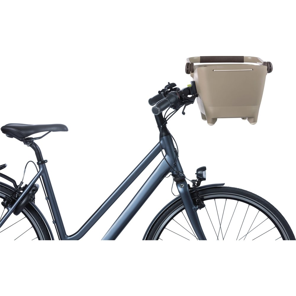 Basil HondenFietsmand Buddy biscotti brown Stuurbevestiging Basil HondenFietsmand Buddy biscotti brown Stuurbevestiging