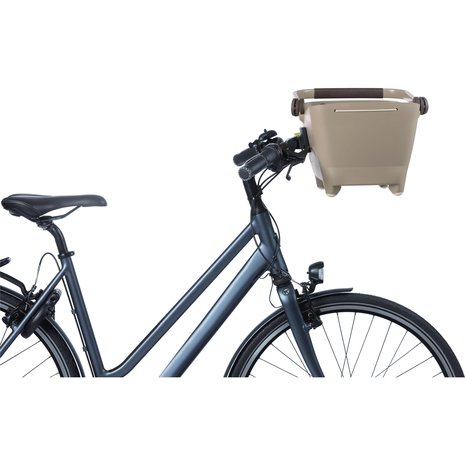 Basil HondenFietsmand Buddy biscotti brown Stuurbevestiging Basil HondenFietsmand Buddy biscotti brown Stuurbevestiging