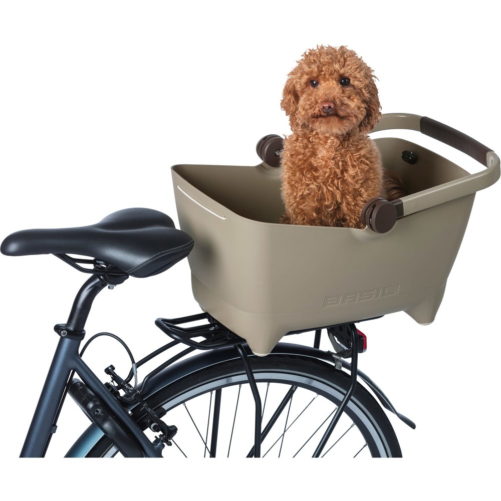 Basil HondenFietsmand Buddy biscotti brown MIK