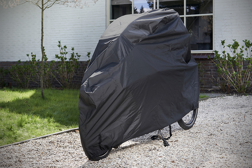 Bakfiets Regenhoes Beschermhoes 2 Wieler met Huif
