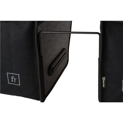 Fast Rider Canvas Fietstas Led 56,5 Liter Zwart Fast Rider Canvas Fietstas Led 56,5 Liter Zwart