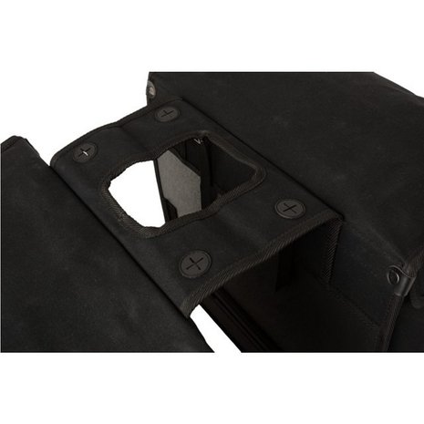 Fast Rider Canvas Fietstas Led 56,5 Liter Zwart Fast Rider Canvas Fietstas Led 56,5 Liter Zwart