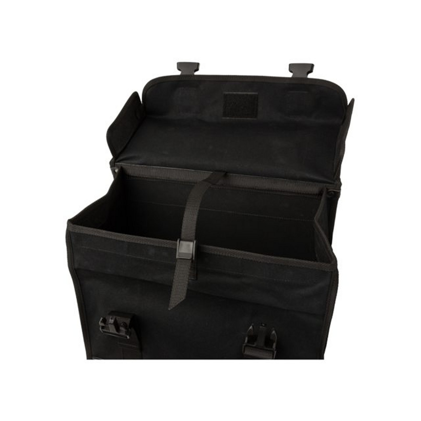 Canvas Fietstas Led 65,5 Liter Zwart