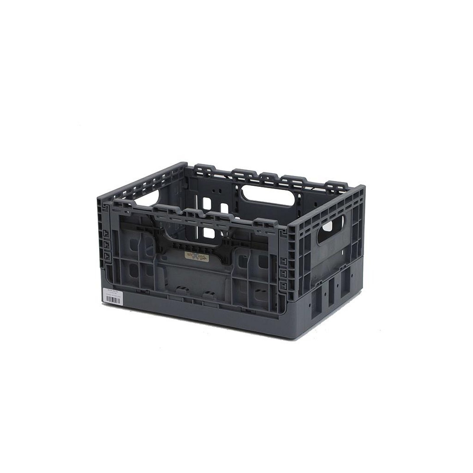 Smart Crate Donkergrijs met zwarte grepen