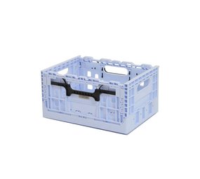 Wicked Smart Crate Licht Blauw met zwarte grepen Wicked Smart Crate Licht Blauw met zwarte grepen