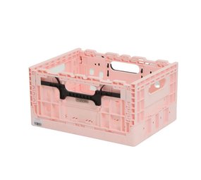 Wicked Smart CrateLicht Roze met zwarte grepen Wicked Smart CrateLicht Roze met zwarte grepen