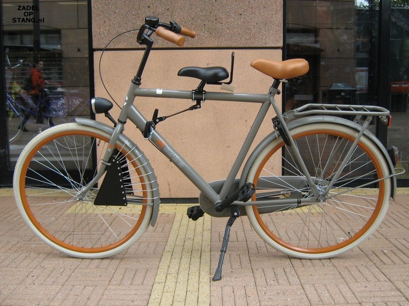 Buiszadel voor een Herenfiets met extra stabilisator (Buiszadel)