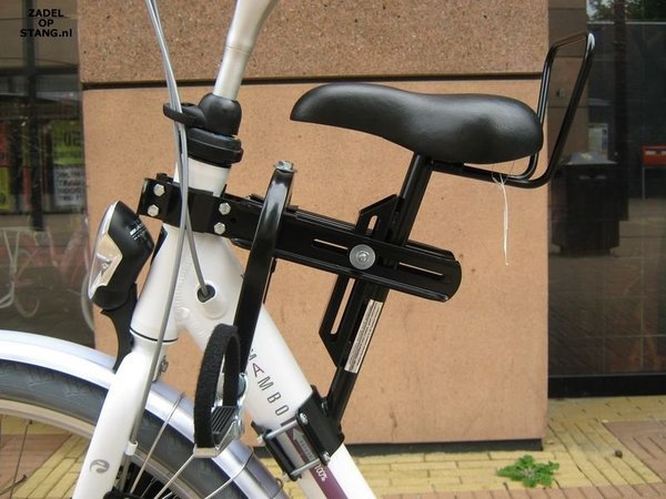 Zadel op Stang Buiszadel voor een Damesfiets met enkele framebuis Zadel op Stang Buiszadel voor een Damesfiets met enkele framebuis