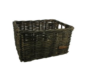 Wicked Rieten Fietsmand Zwart Maat L Wicked Rieten Fietsmand Zwart Maat L