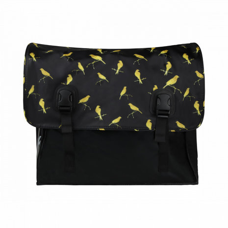 Beck Dubbele Fietstas Gold Birds Classic Beck Dubbele Fietstas Gold Birds Classic