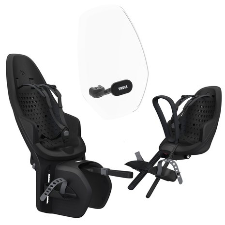 Thule Yepp 2 compleet pakket met extra voordeel Black