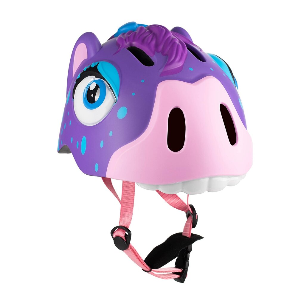 Crazy Safety Kinderhelm / Fietshelm Paarse Pony / Purple Pony Small 49-55 cm Crazy Safety Kinderhelm / Fietshelm Paarse Pony / Purple Pony Small 49-55 cm