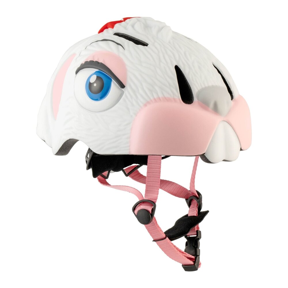 Crazy Safety Kinderhelm / Fietshelm Wit Konijn / Bunny White Small 49-55 cm Crazy Safety Kinderhelm / Fietshelm Wit Konijn / Bunny White Small 49-55 cm