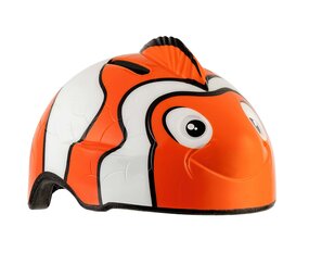 Crazy Safety Kinderhelm / Fietshelm Clown Fish Oranje S Crazy Safety Kinderhelm / Fietshelm Clown Fish Oranje S