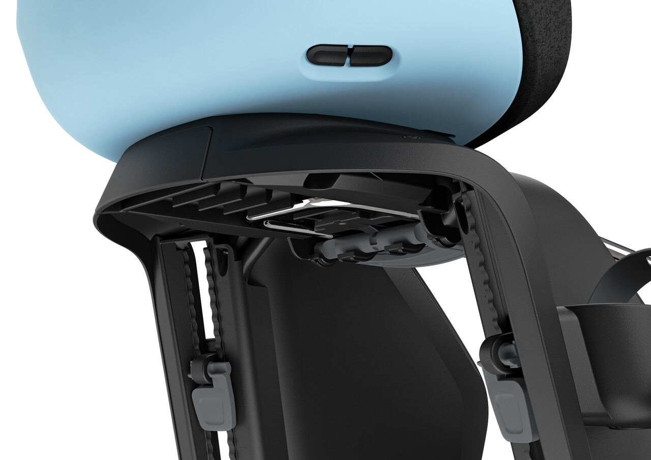 Thule Yepp Nexxt 2 Maxi Achterstoeltje Aquamarine Blauw Frame Bevestiging