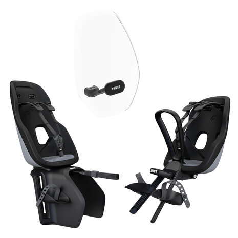 Thule Yepp Nexxt 2 compleet pakket met extra voordeel Monument Grey