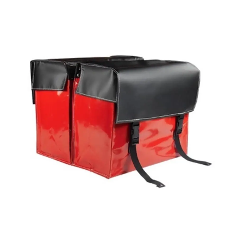 de Poort fietstas 55L Two Tone Rood de Poort fietstas 55L Two Tone Rood