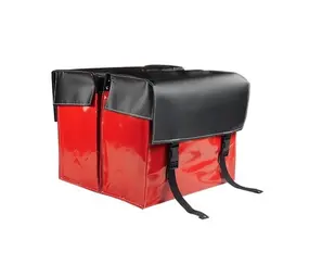 de Poort fietstas 55L Two Tone Rood de Poort fietstas 55L Two Tone Rood