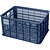 Transport Fietskrat Large groot bluestone